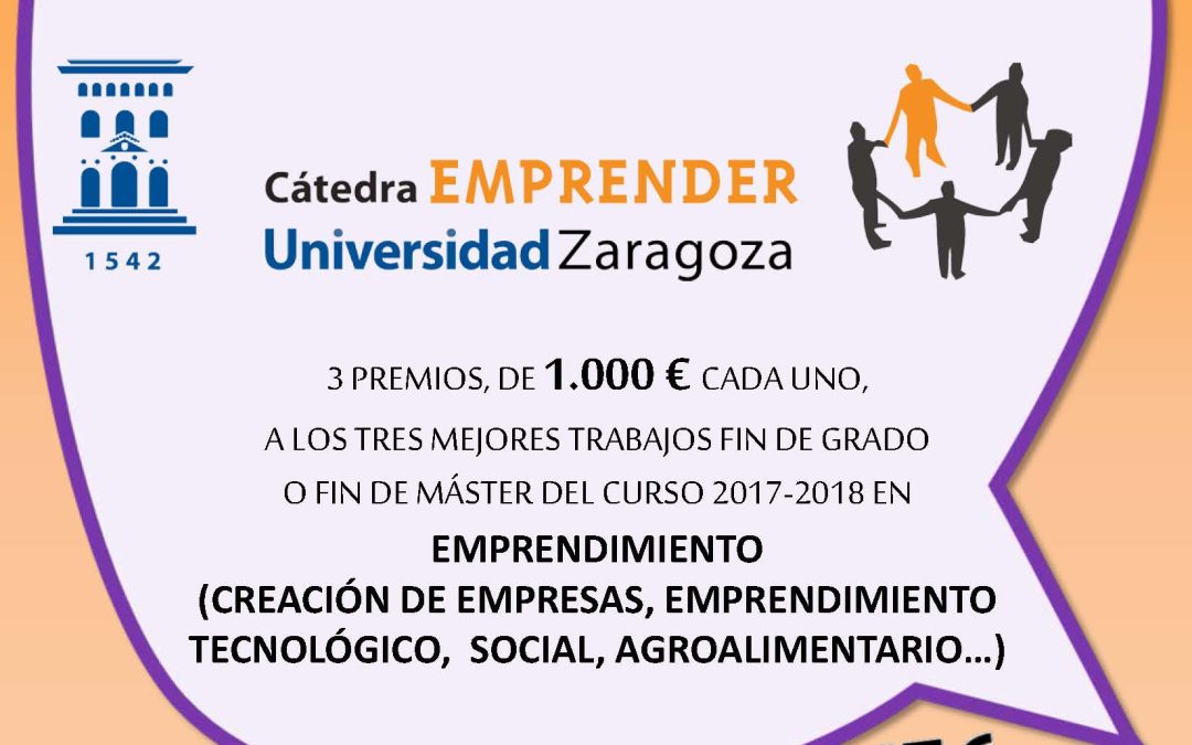 III Edición de los Premios a Trabajos Fin de Grado y Máster sobre Emprendimiento