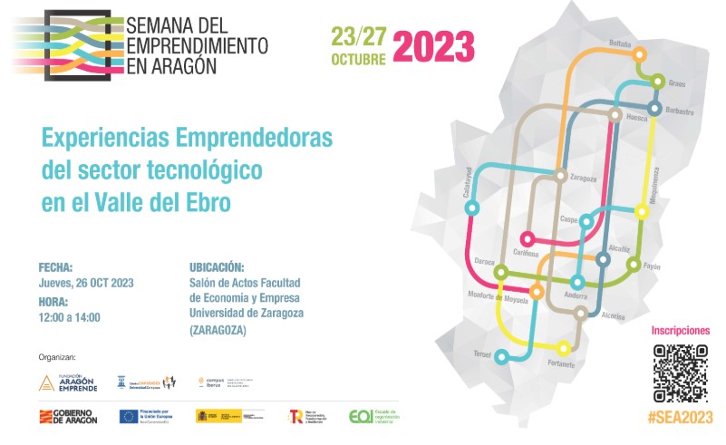 «Experiencias Emprendedoras en el Sector Tecnológico en el Valle del Ebro» en la Semana del Emprendimiento en Aragón